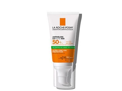 Skin cycling - krok 3 - regeneracja - Anthelios UVmune 400 Oil Control Żel-krem SPF 50+