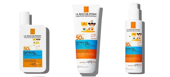 La Roche-Posay Anthelios UVMUNE 400 Dermo-Pediatrics Fluid, Mleczko i Spray