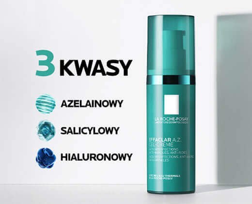 La Roche Posay Effaclar A.Z. Żel-krem do skóry trądzikowej dla dorosłych 