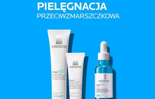 Kosmetyki przeciwzmarszczkowe La Roche-Posay Hyalu B5 z kwasem hialuronowym