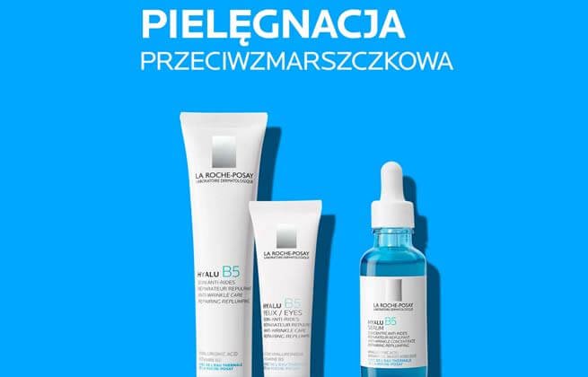 Kosmetyki przeciwzmarszczkowe La Roche-Posay Hyalu B5 z kwasem hialuronowym