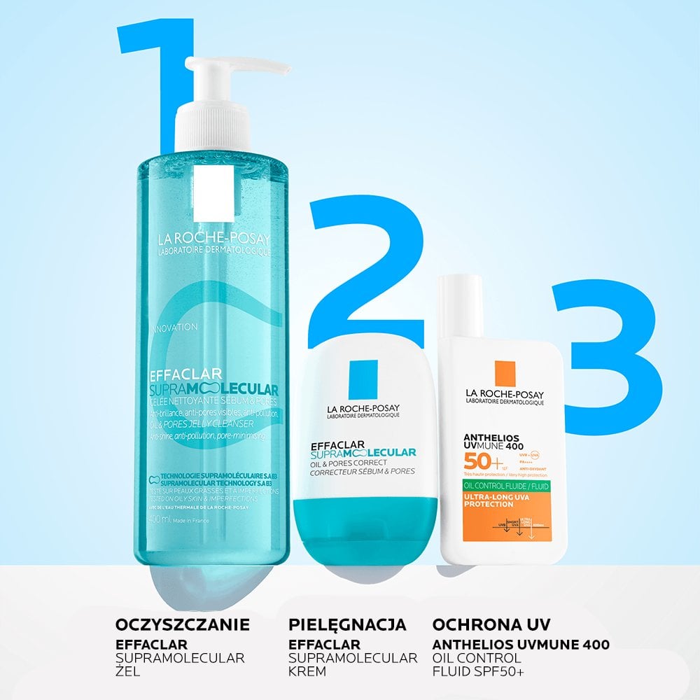 Effaclar Supramolecular Krem - rutyna pielęgnacyjna | La Roche-Posay