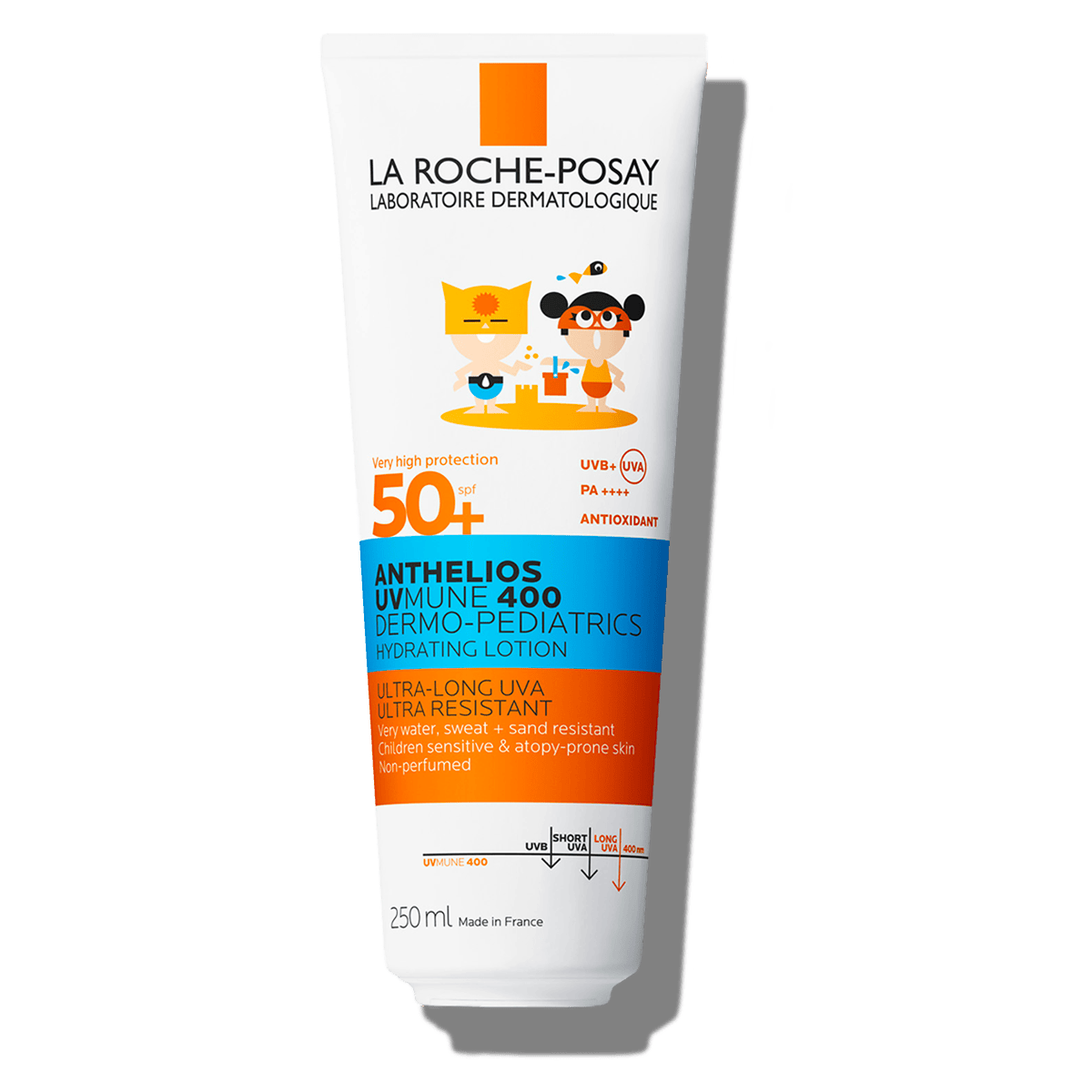 ANTHELIOS UVMUNE 400 DERMO-PEDIATRICS NAWILŻAJĄCE MLECZKO SPF50+ DLA DZIECI