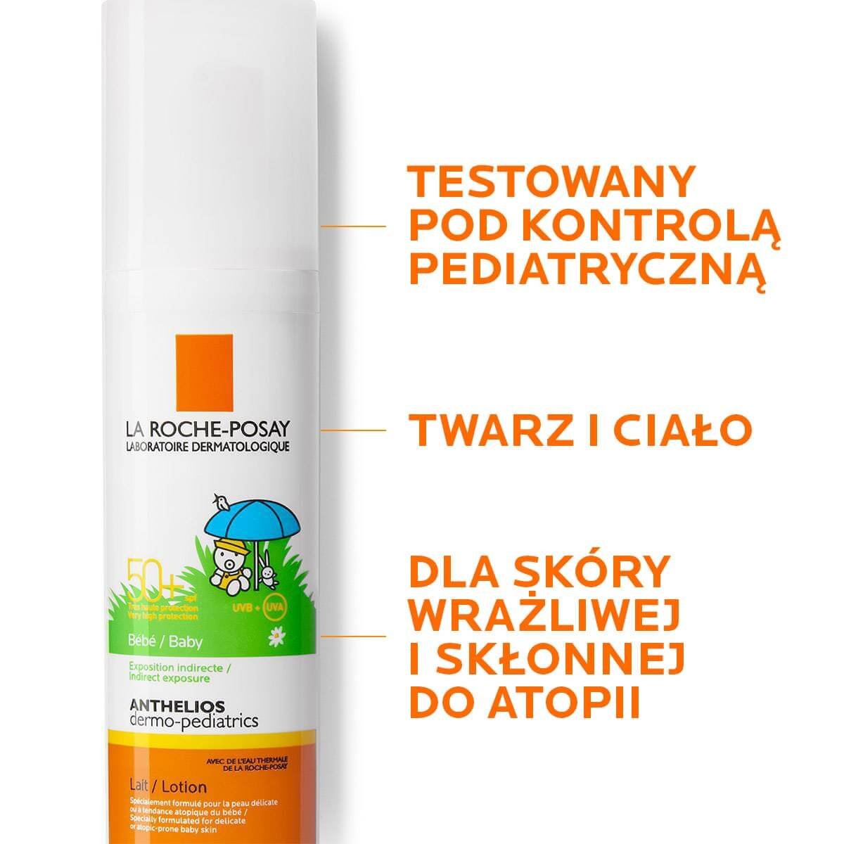 Anthelios mleczko dla dzieci - packshot