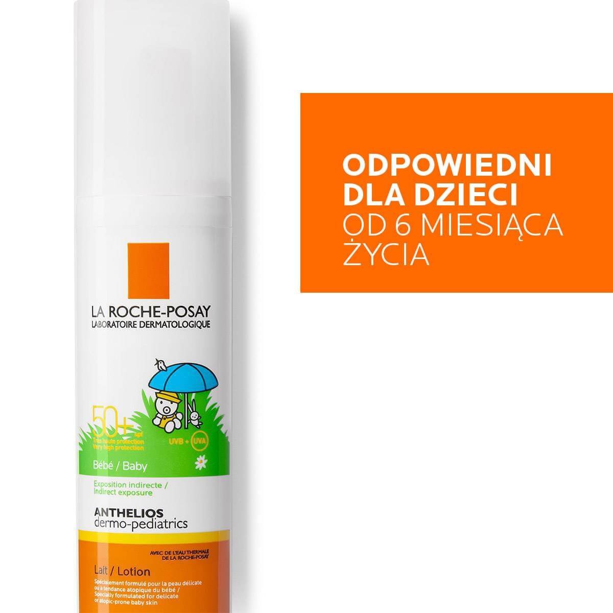 Anthelios mleczko odpowiednie dla dzieci od 6 miesiąca życia