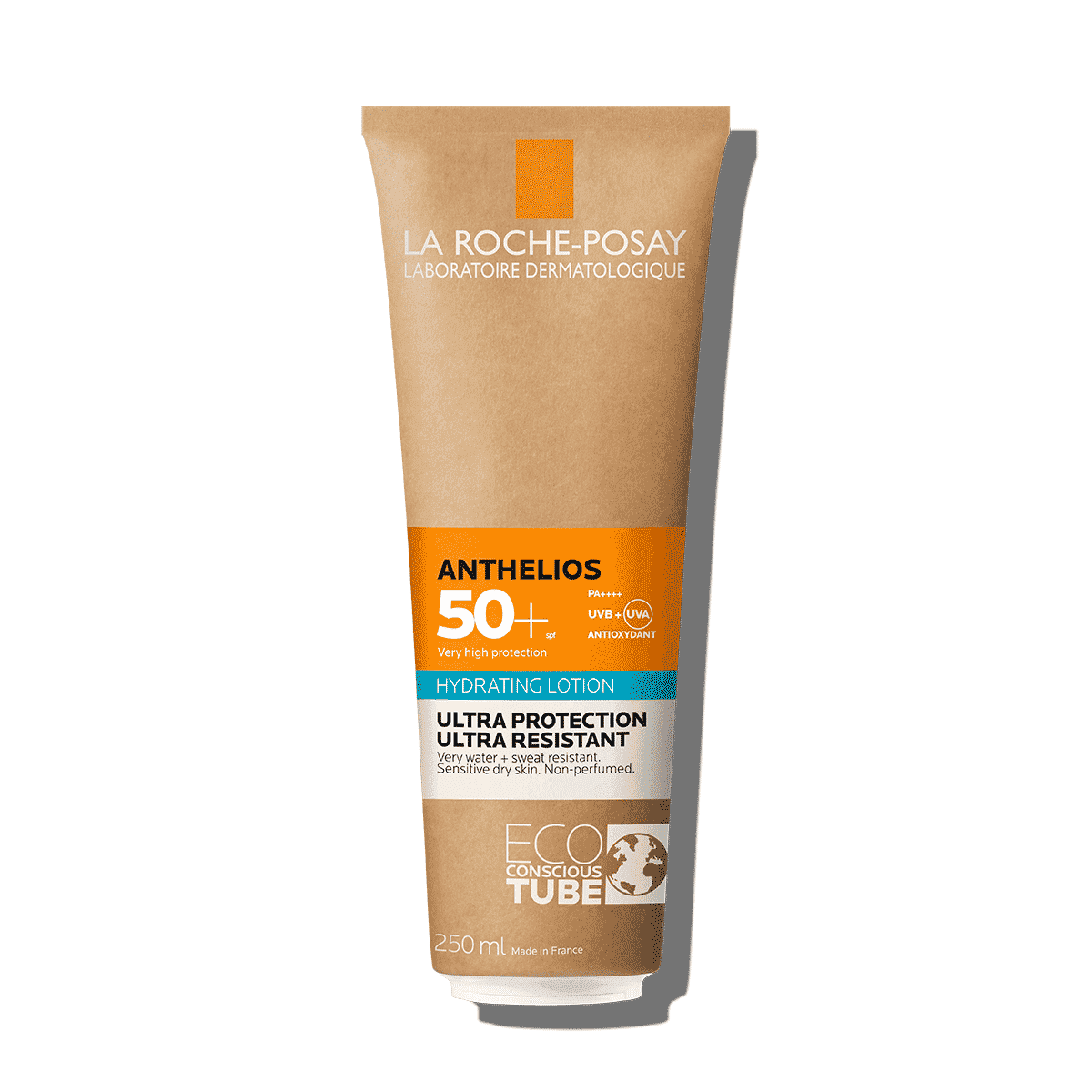 Przód opakowania Anthelios Nawilżającego Mleczka spf50+ od La Roche-Posay