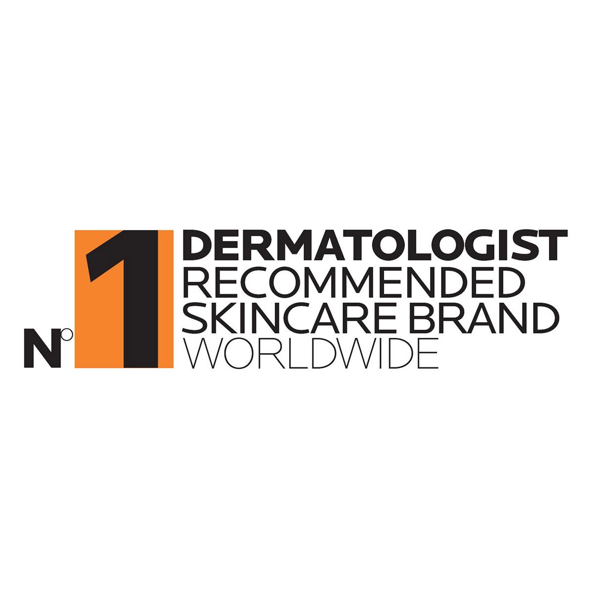 Logo rekomendacji numer jeden wśród dermatologów La Roche-Posay