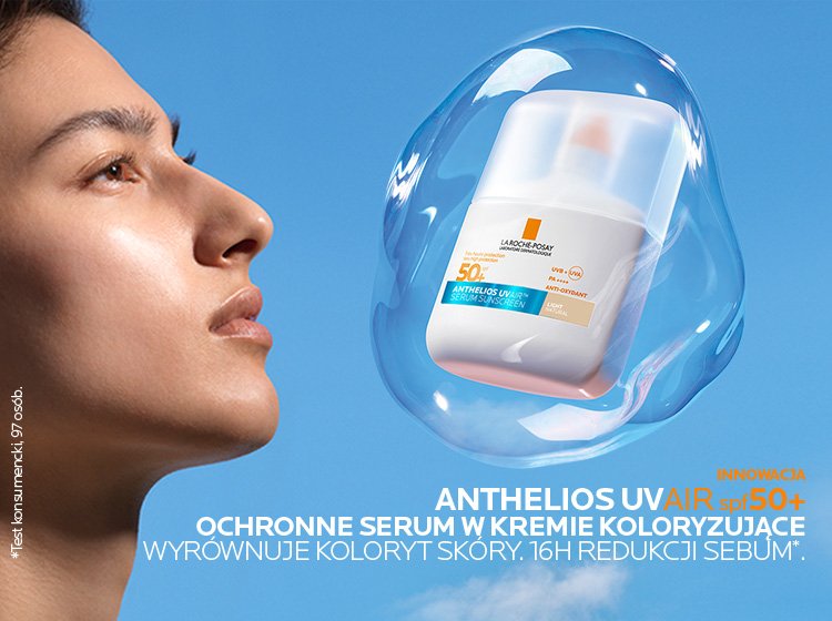 Anthelios UVAIR Ochronne Serum w kremie koloryzujące - baner 1 - mobile