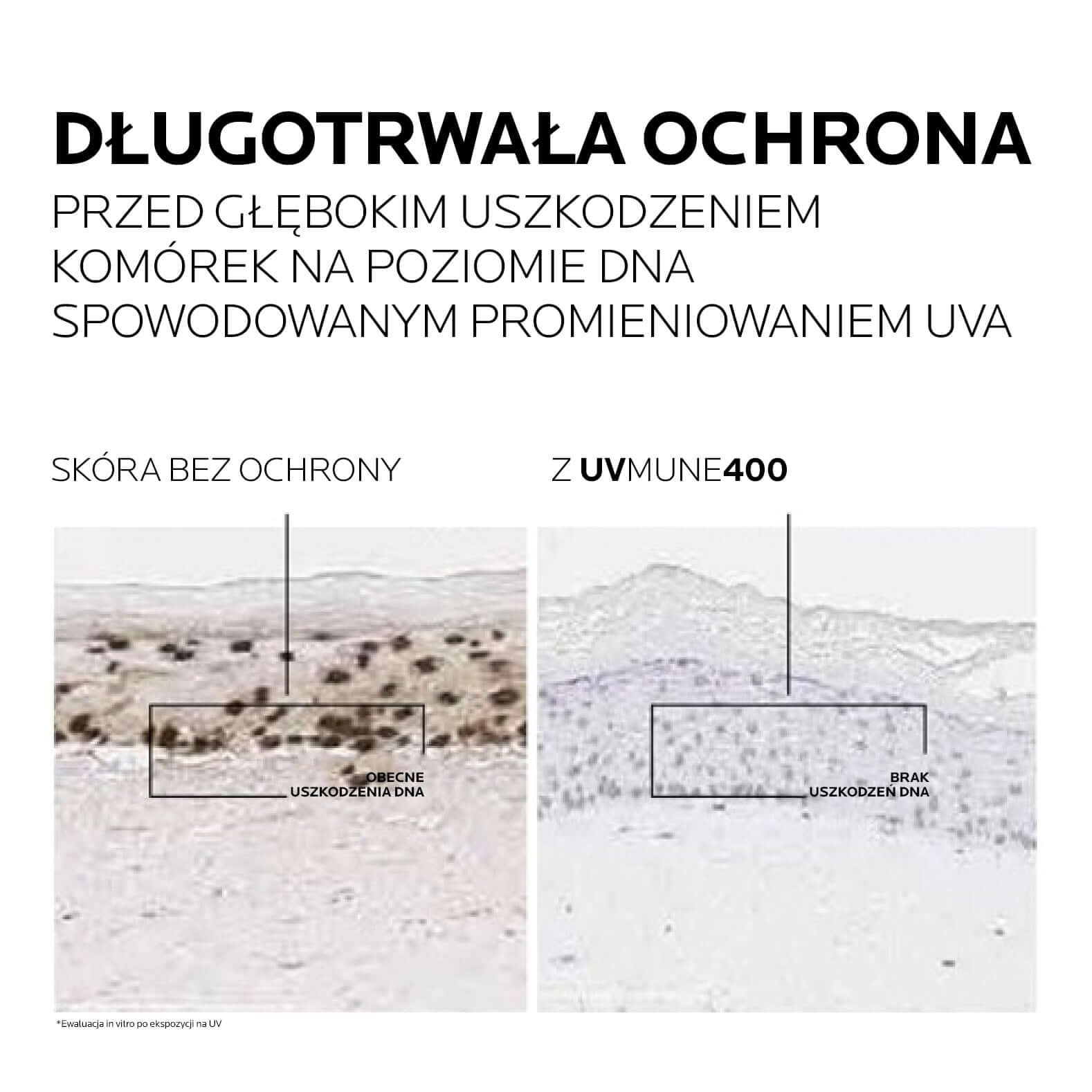Anthelios UVMUNE 400 Niewidoczny Fluid - infografika 2