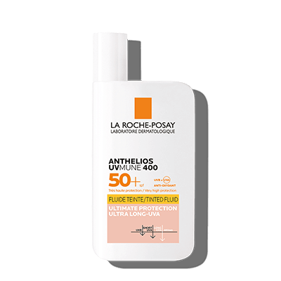 Anthelios Barwiący Fluid SPF 50+ od La Roche-Posay.