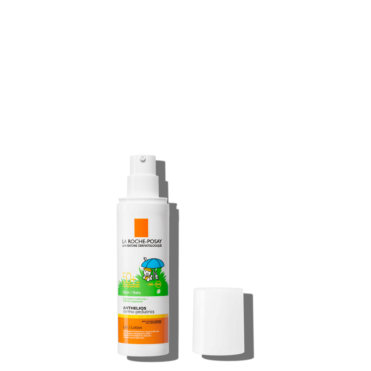 ANTHELIOS DERMO-PEDIATRICS NIEWIDOCZNY SPRAY SPF 50+ 50 ml przód otwarty 1 | La Roche Posay