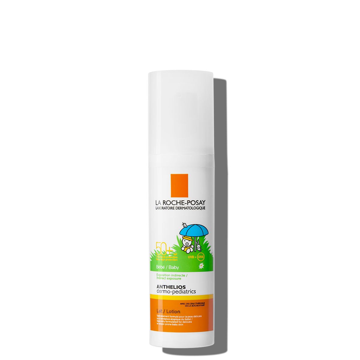 ANTHELIOS DERMO-PEDIATRICS NIEWIDOCZNY SPRAY SPF 50+ 50 ml przód | La Roche Posay