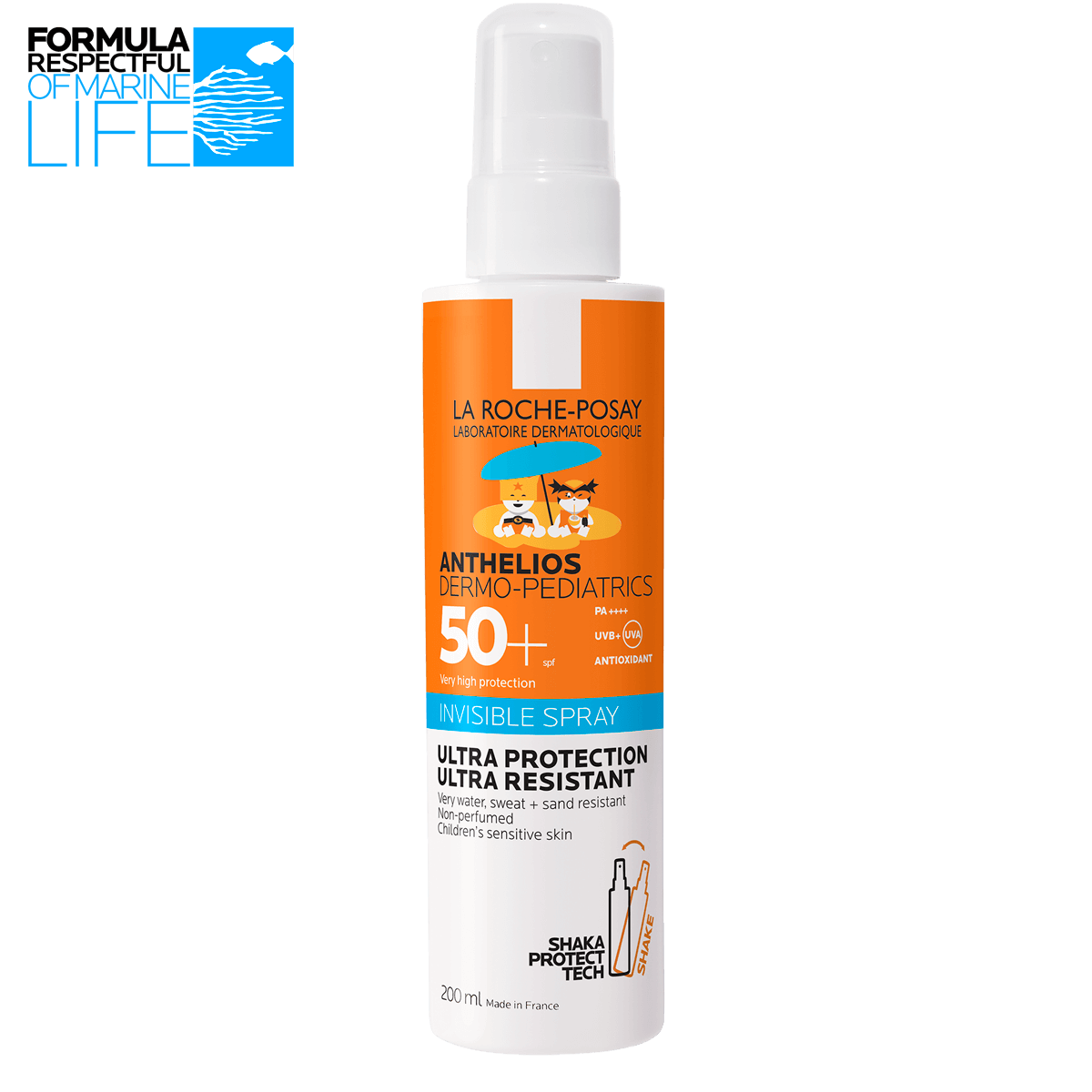 ANTHELIOS DERMO-PEDIATRICS NIEWIDOCZNY SPRAY SPF 50+ 200 ml FWS | La Roche Posay