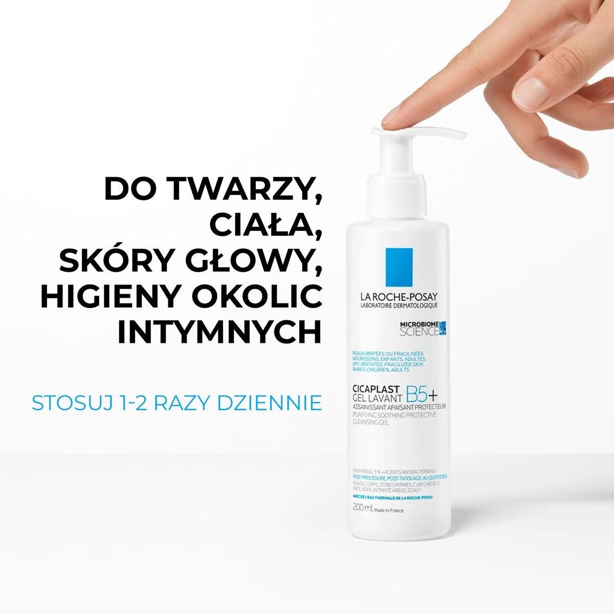 Cicaplast Lavant Gel B5+ Użycie| La Roche-Posay