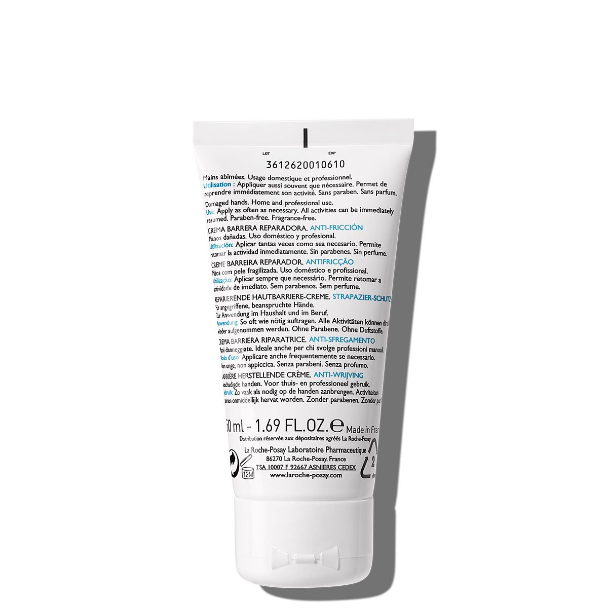 Cicaplast Mains 50 ml Tył | La Roche Posay