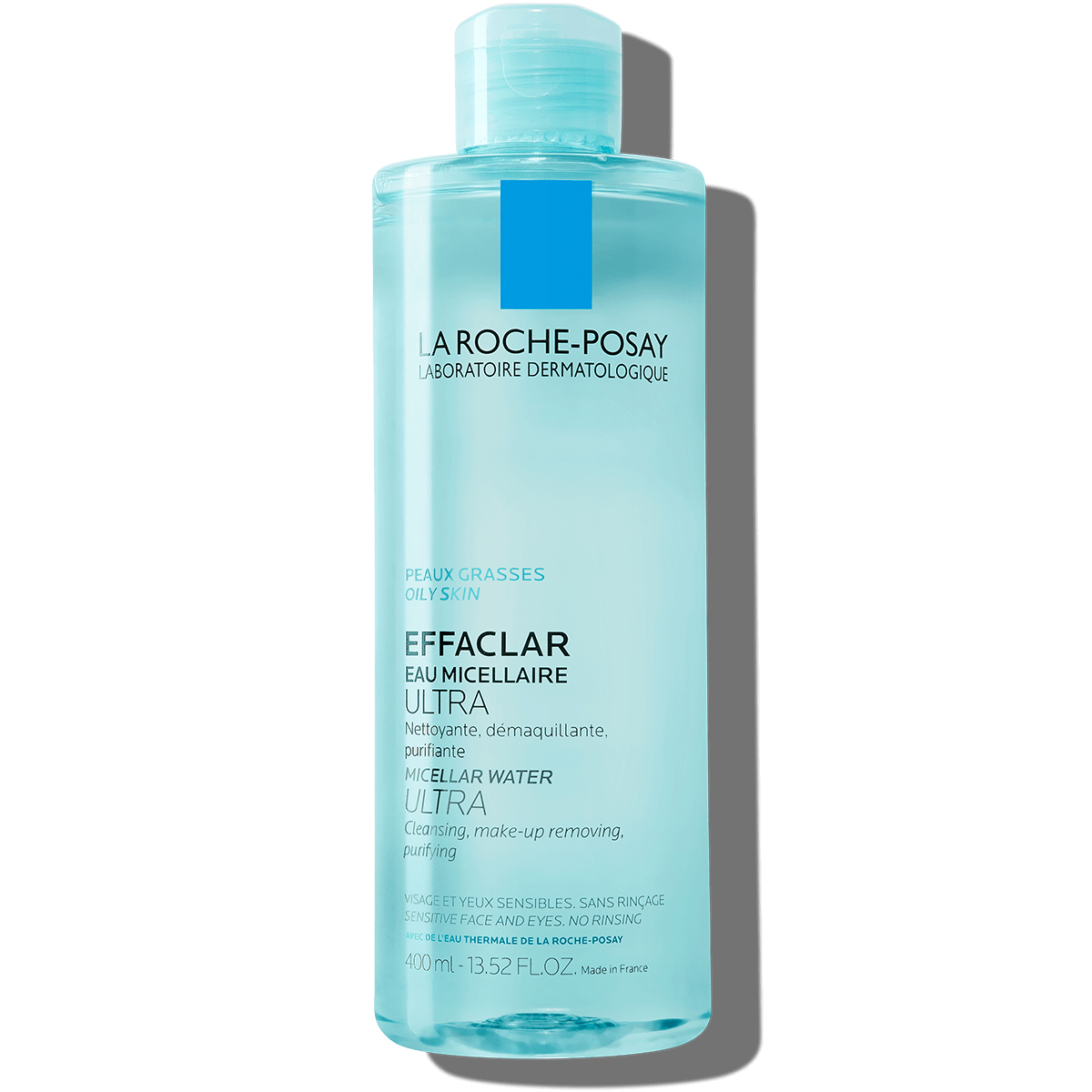 Płyn micelarny do cery trądzikowej EFFACLAR PŁYN MICELARNY ULTRA 400 ml Przód | La Roche Posay
