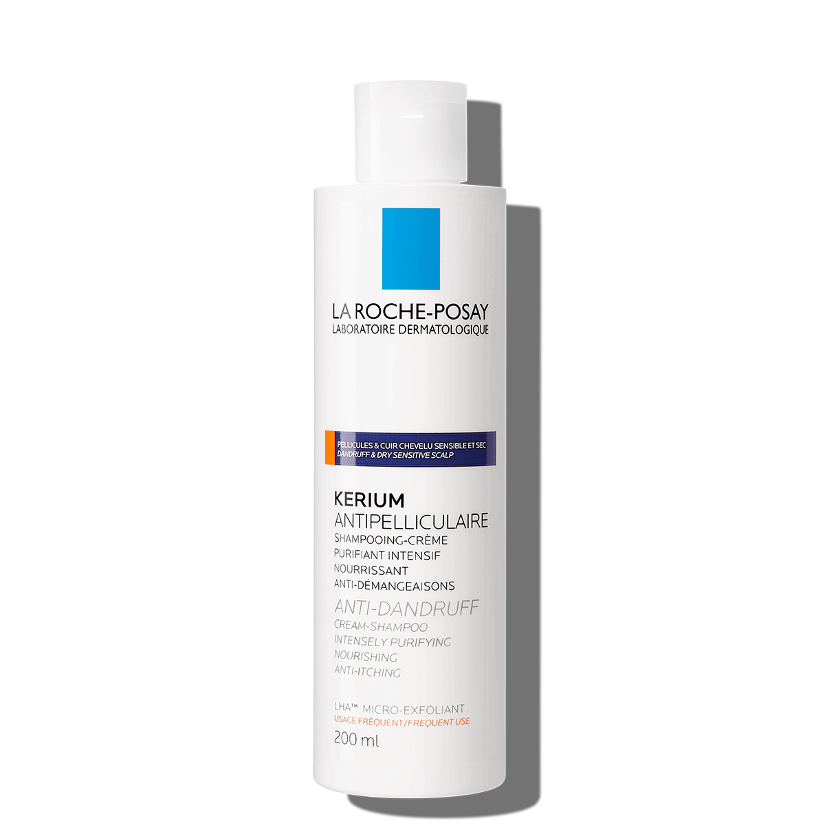 Kerium Anti Dandruff Szampon w kremie 200 ml Przód | La Roche Posay