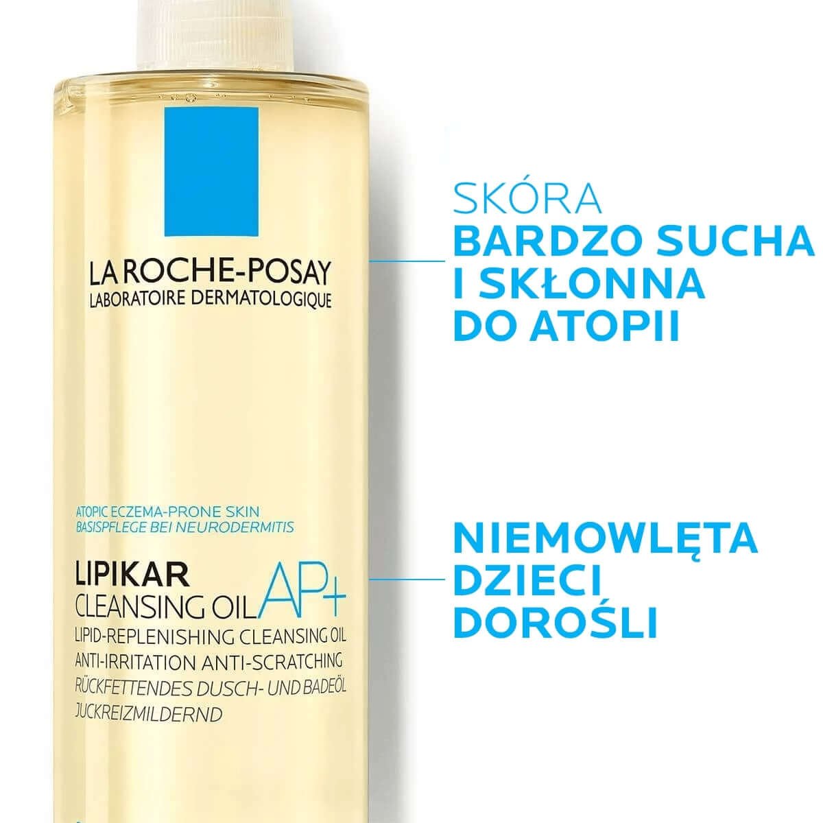 Lipikar Olejek Myjący do skóry bardzo suchej i skłonnej do atopii