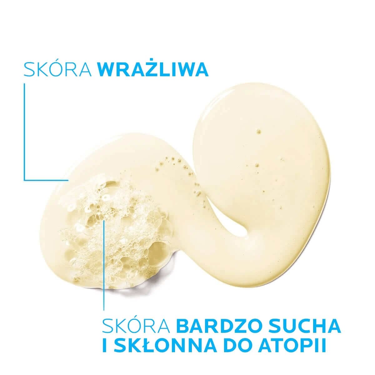 Lipikar Olejek myjący tekstura produktu