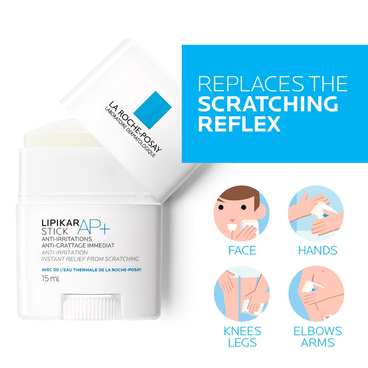 Egzema Lipikar Sztyft AP 15 ml 566254 | La Roche Posay
