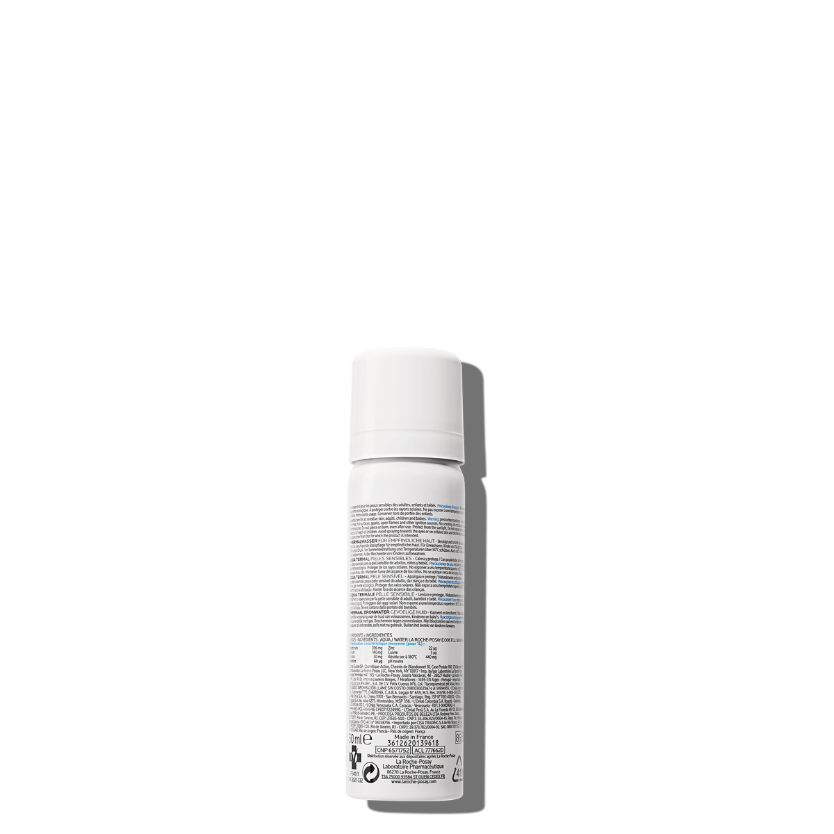 Woda termalna do twarzy WODA TERMALNA Z LA ROCHE-POSAY 50 ml Tył | La Roche Posay