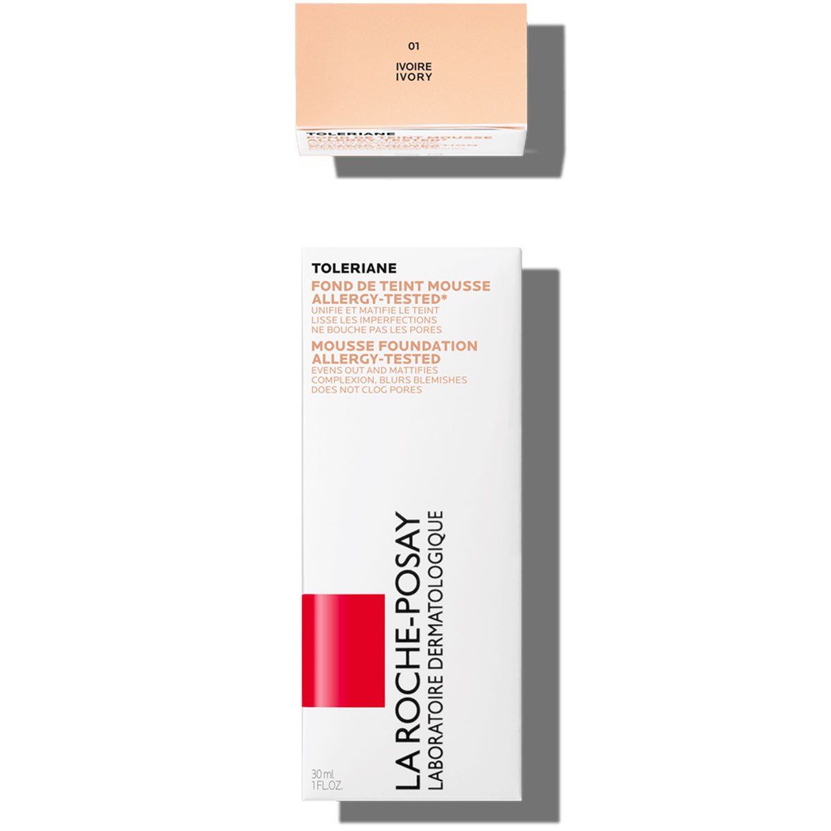 Toleriane Make up CREAM FOUNDATION 01 IVORY Tył | La Roche Posay