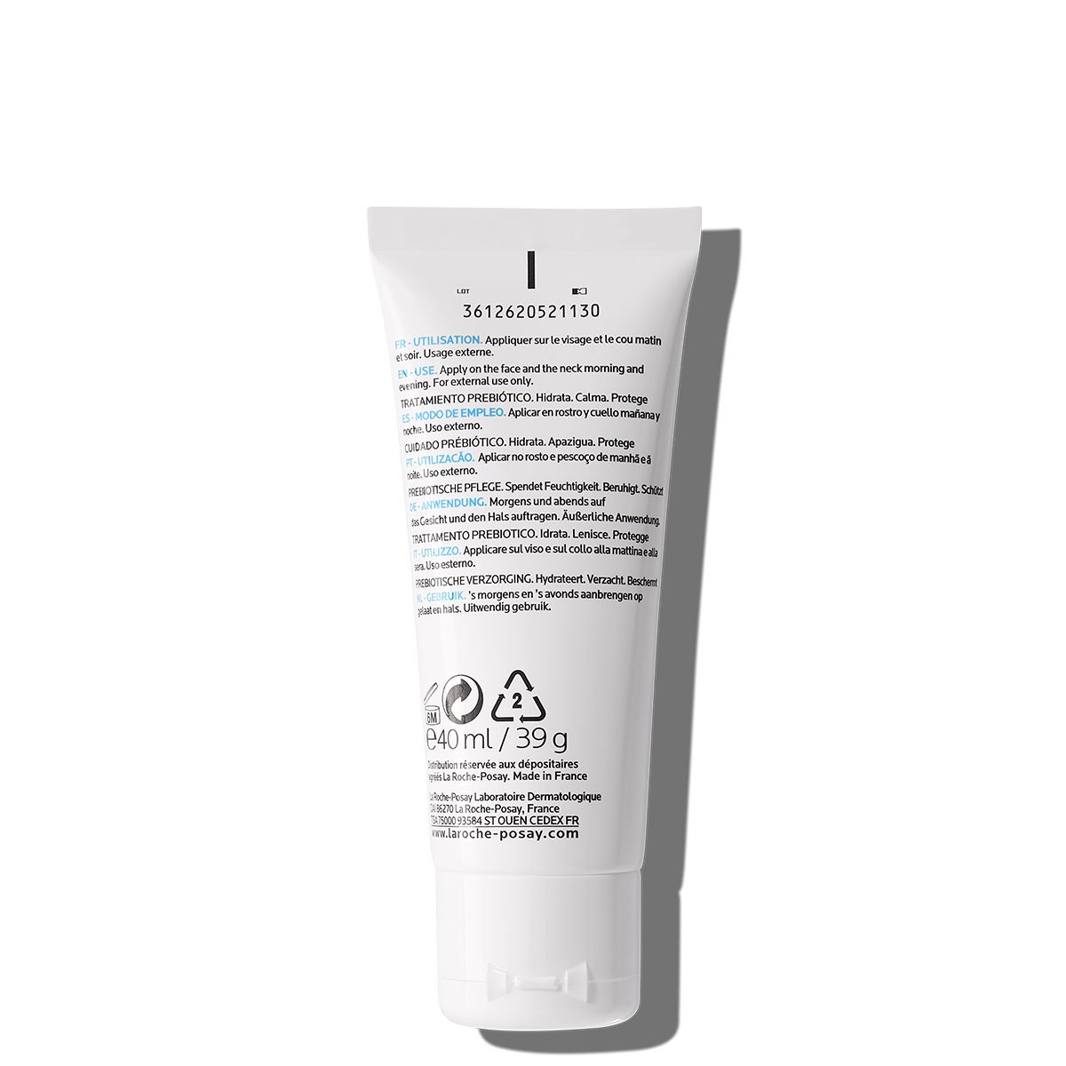 Toleriane Sensitive Prebiotic 40 ml Tył | La Roche Posay