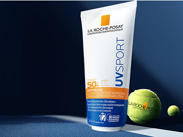 ANTHELIOS UVSPORT OCHRONNE MLECZKO DO CIAŁA SPF50+ Formuła odporna na wodę, piasek i pot