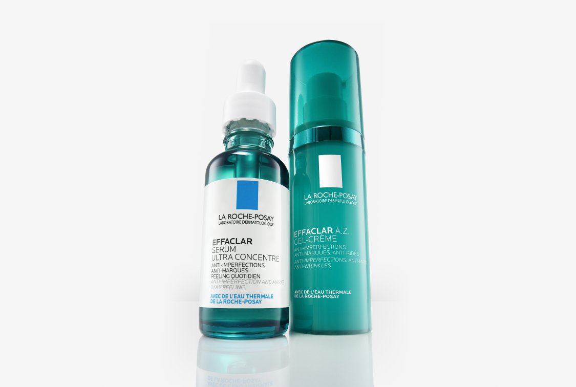 Effaclar A.Z. żel-krem na trądzik dorosłych oraz Skoncentrowane serum przeciw niedoskonałościom
